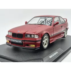   BMW E36 M3 coupe (1994) piros streetfighter - Solido - 1:18 1/18 modellautó modell autó