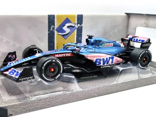 Alpine A522 F1 #14 (2022) - Monaco GP - Fernando Alonso -  Solido - 1:18