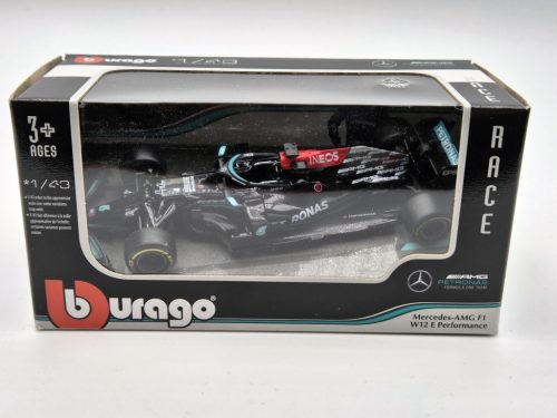 Mercedes W12 Mercedes M12 EQ Power F1 #77 (2021) - Valtteri Bottas -  Burago - 1:43