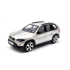 BMW X5 (2007) - ezüst -  Burago - 1:43