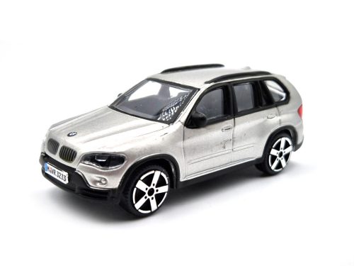 BMW X5 (2007) - ezüst -  Burago - 1:43