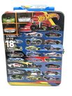 Fém Hot Wheels tároló doboz koffer táska tároló - 18 db 1:64 autó számára -  Hot Wheels - 1:64