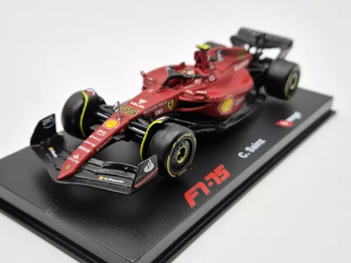 Ferrari F1-75 Scuderia F1 #55 (2022) - Carlos Sainz - PILÓTÁVAL -  Bburago - 1:43