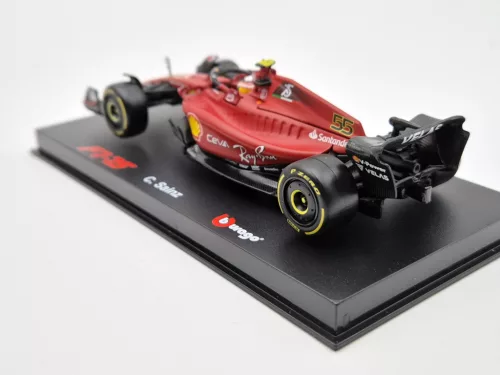 Ferrari F1-75 Scuderia F1 #55 (2022) - Carlos Sainz - PILÓTÁVAL -  Bburago - 1:43