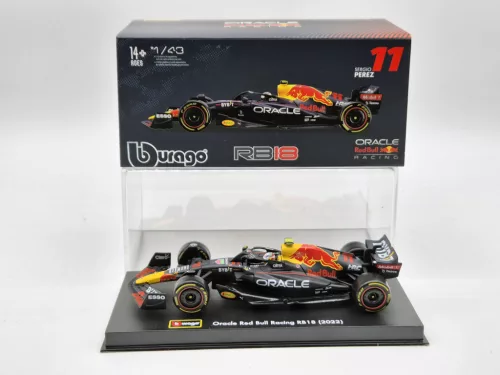 Red Bull F1 RB18 Team Oracle #11 (2022) - Sergio Perez - PILÓTÁVAL -  Bburago - 1:43