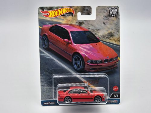 BMW E39 M5 (2001) - piros -  Hotwheels - 1:64