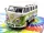 Volkswagen VW T1 Hippie Line Samba -  Maisto - 1:24