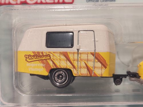 Volkswagen VW Beetle Bogár lakókocsival lakókocsi (1951) -  Majorette - 1:64