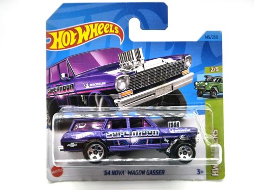 HW Gassers - 2/5 - '64 Nova - Wagon Gasser -  Hotwheels - 1:64