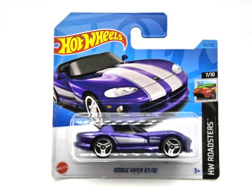 HW Roadsters - 7/10 - Dodge Viper RT/10 -  Hotwheels - 1:64
