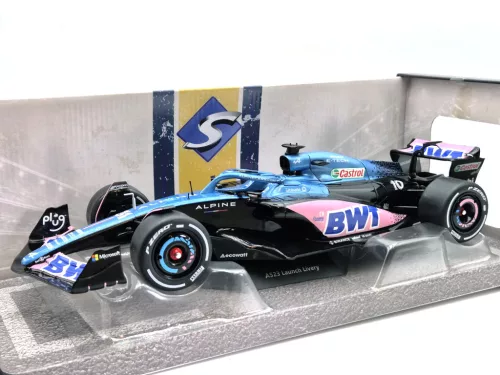 Renault A523 Team BWT Alpine F1 #10 #31 (2023) - Esteban Ocon / Pierre Gasly - kék -  Solido - 1:18