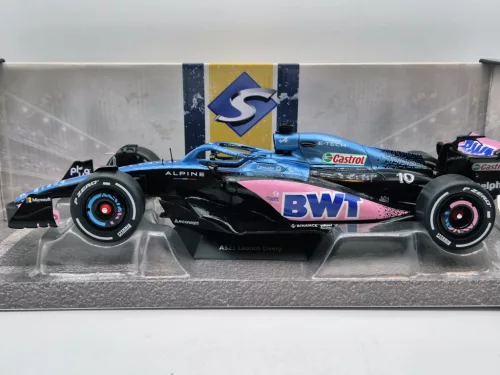 Renault A523 Team BWT Alpine F1 #10 #31 (2023) - Esteban Ocon / Pierre Gasly - kék -  Solido - 1:18