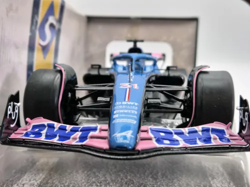 Renault A523 Team BWT Alpine F1 #10 #31 (2023) - Esteban Ocon / Pierre Gasly - kék -  Solido - 1:18