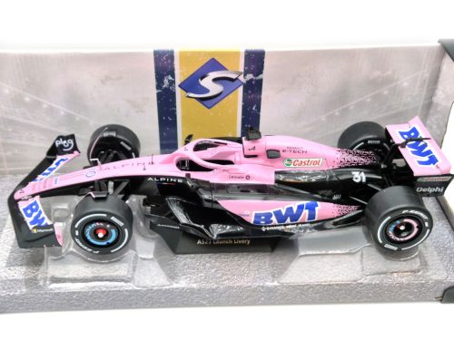 Renault A523 Team BWT Alpine F1 #10 #31 (2023) - Esteban Ocon / Pierre Gasly  - rózsaszín -  Solido - 1:18