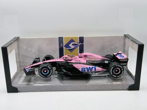 Renault A523 Team BWT Alpine F1 #10 #31 (2023) - Esteban Ocon / Pierre Gasly  - rózsaszín -  Solido - 1:18