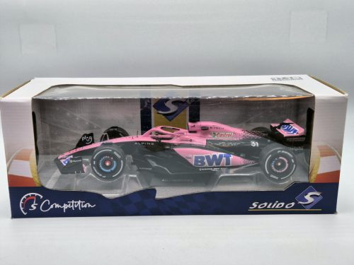 Renault A523 Team BWT Alpine F1 #10 #31 (2023) - Esteban Ocon / Pierre Gasly  - rózsaszín -  Solido - 1:18