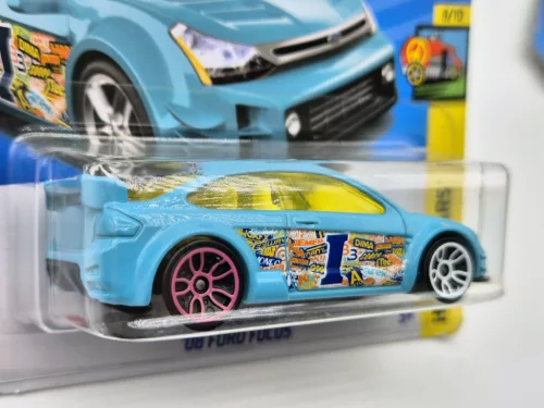 HW Art Cars - 8/10 - Ford Focus (2008) -  Hotwheels - 1:64