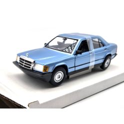 Mercedes Benz 190E (1984) - kék -  Bburago - 1:24