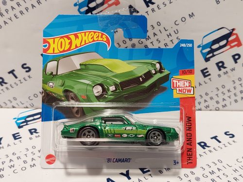 HW Then and now - 10/10 - Chevrolet Camaro (1981) -  Hotwheels - 1:64