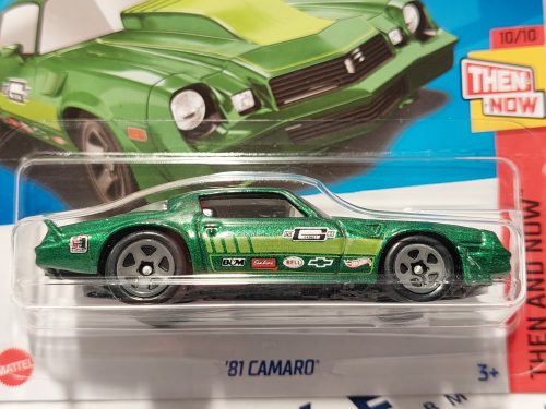 HW Then and now - 10/10 - Chevrolet Camaro (1981) -  Hotwheels - 1:64