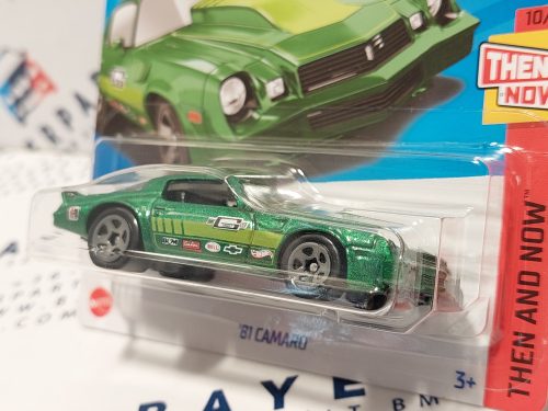 HW Then and now - 10/10 - Chevrolet Camaro (1981) -  Hotwheels - 1:64