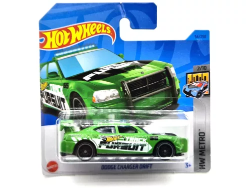 HW Metro - 2/10 - Dodge Charger Drift -  Hotwheels - 1:64