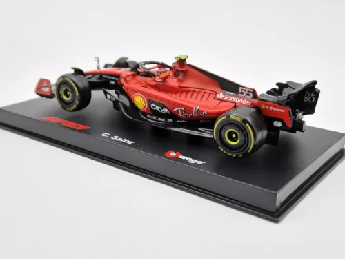 Ferrari SF-23 Team Scuderia F1 #55 (2023) - Carlos Sainz - PILÓTÁVAL -  Bburago - 1:43