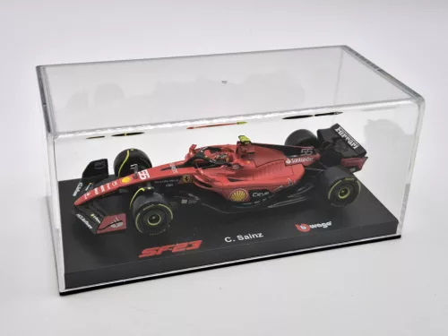Ferrari SF-23 Team Scuderia F1 #55 (2023) - Carlos Sainz - PILÓTÁVAL -  Bburago - 1:43