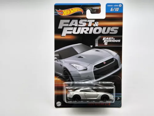 Hot Wheels Fast and Furious - Halálos iramban 6/10 - Nissan GT-R (2009) -  Hotwheels - 1:64