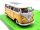 Volkswagen VW T1 Transporter Classis bus (1962) - sárga/fehér -  Welly - 1:24