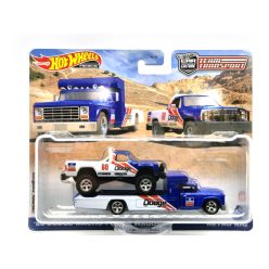   Hot Wheels Team Transport - Dodge Macho Power Wagon - Retro Rig Truck -  Hotwheels - 1:64