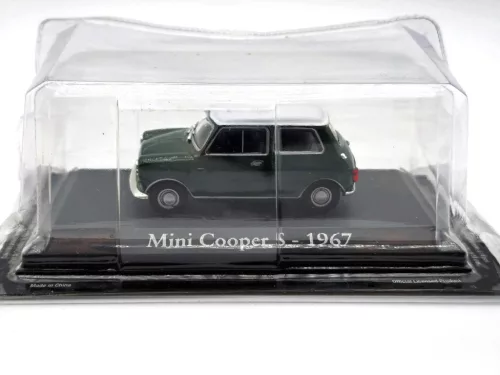 Mini Cooper S (1967) - sötétzöld -  Edicola - 1:43