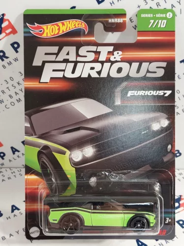 Hot Wheels Fast and Furious - Halálos iramban - Dodge Challenger Drift Car -  Hotwheels - 1:64