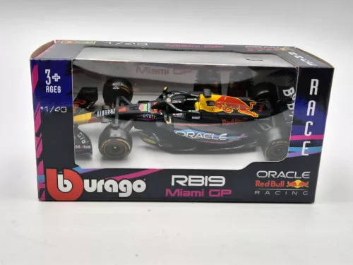 Red Bull RB19 Team Oracle F1 #1 (2023) - Miami GP - Max Verstappen -  Bburago - 1:43