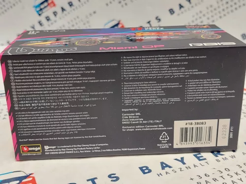 Red Bull RB19 Team Oracle F1 #11 (2023) - Miami GP - Sergio Perez - PILÓTÁVAL -  Bburago - 1:43