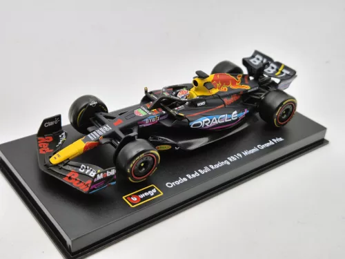 Red Bull RB19 Team Oracle F1 #1 (2023) - Miami GP - Max Verstappen - PILÓTÁVAL -  Bburago - 1:43