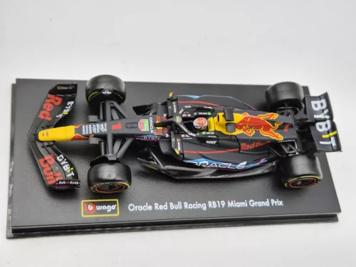 Red Bull RB19 Team Oracle F1 #1 (2023) - Miami GP - Max Verstappen - PILÓTÁVAL -  Bburago - 1:43