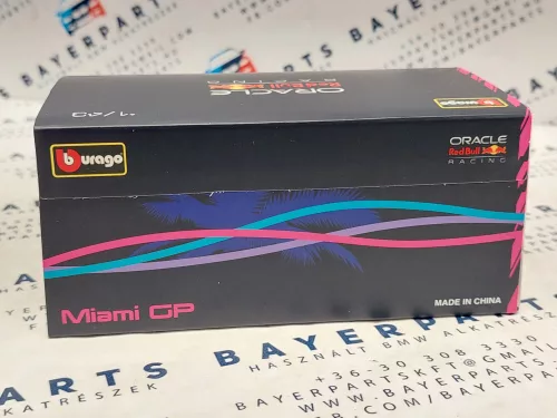 Red Bull RB19 Team Oracle F1 #1 (2023) - Miami GP - Max Verstappen - PILÓTÁVAL -  Bburago - 1:43