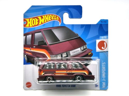 HW J-Imports - 6/10 - Toyota Van (1986) -  Hotwheels - 1:64