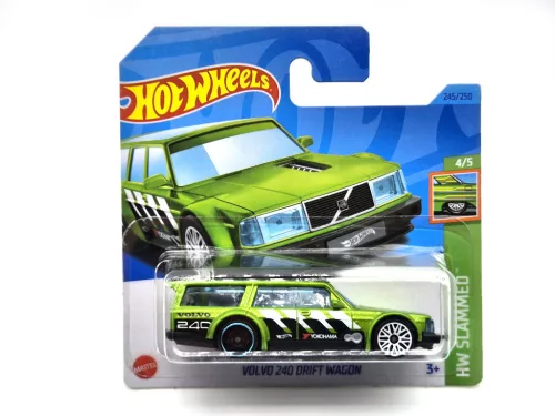 HW Slammed - 4/5 - Volvo 240 Drift Wagon -  Hotwheels - 1:64