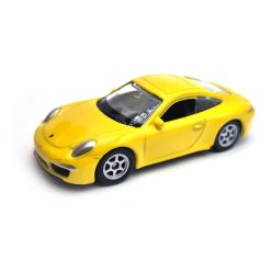 Porsche Carrera 4S 911 - sárga -  Welly - 1:64