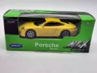 Porsche Carrera 4S 911 - sárga -  Welly - 1:64