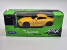 Toyota Supra - sárga -  Welly - 1:64