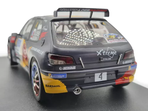 Peugeot 306 - Red Bull - Rally Mont Blanc #4 (2021) - Sebastien Loeb - Daniel Elena -  Solido - 1:18 1/18 modellautó modell autó
