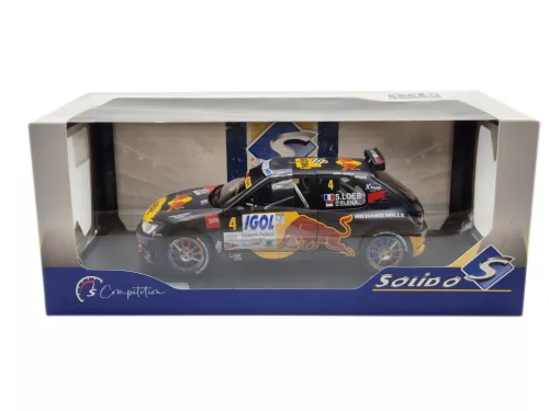 Peugeot 306 - Red Bull - Rally Mont Blanc #4 (2021) - Sebastien Loeb - Daniel Elena -  Solido - 1:18 1/18 modellautó modell autó
