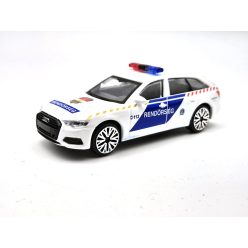 Audi A6 Avant rendőrautó -  Bburago - 1:43