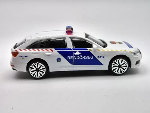 Audi A6 Avant rendőrautó -  Bburago - 1:43