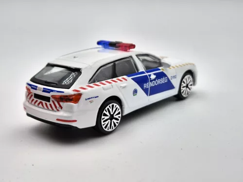 Audi A6 Avant rendőrautó -  Bburago - 1:43