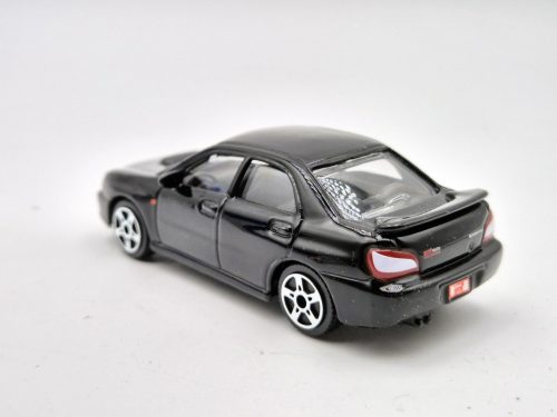 Subaru Impreza STI -  Bburago - 1:43 - fényes fekete