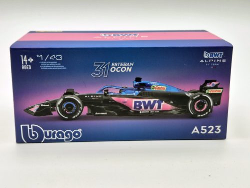 Renault Alpine A523 BWT Racing F1 #31 (2023) - Esteban Ocon - PILÓTÁVAL - Bburago - 1:43